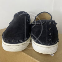 Christian Louboutin 'Black Suede' Pik Boat (41.5) ☀️