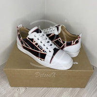 Christian Louboutin 'Louis Junior Orlato' sneakers in leather with logo print (42.5) 🥶