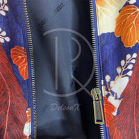 DSQUARED2 Silk Flower Herre Bomber Jakke (50) 🪓