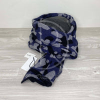 Lanvin Unisex 'Grå Camouflage' Uld Halstørklæde (One Size) ❄️