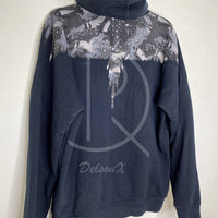 Marcelo Burlon Black Hoodie 'Camo Wings' (M) 🦋