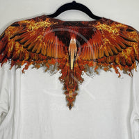 Marcelo Burlon Men's White 'Flame And Wing' T-shirt (M) 🙀