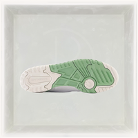 New Balance Sneakers, 550 'White Mint Green' 🦎