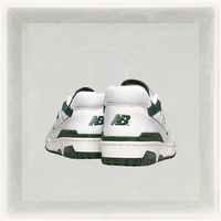 New Balance Sneakers, 550 'White Green/Team Forest Green' 🧩