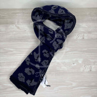 Lanvin Unisex 'Blå' Lyng Uld Halstørklæde (One Size) 🖌