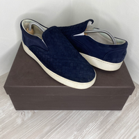Bottega Veneta Dodger 'Dark Navy' Herre Slip Ons (41) 🧢
