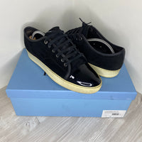 Lanvin Sneakers, 'Black Suede' Lak Toe Herre (42) 🕶