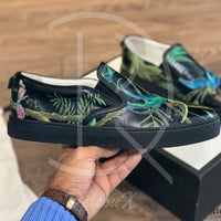 Gucci 'Shanghai St. Tropical Jungle Bird Print' Slip Ons (42) 🤯