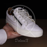 Giuseppe Zanotti 'OFF WHITE' Crocodile Frankie (44) 🐊