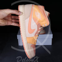 Nike Jordan 1 'Apricot Orange' Mid (W) (43) 🍑