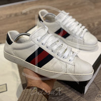 Gucci Ace Classic 'White Leather' (44.5) ✌🏽