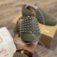 Christian Louboutin 'Poivre Vert Mat' Roller Boat (43.5) 🎢