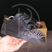 Christian Louboutin 'Gun Metal' Junior Spikes (41) ♠️