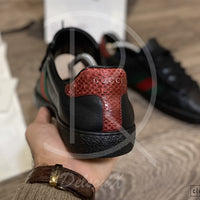 Gucci Ace 'Black Leather' Classic (41) 💼