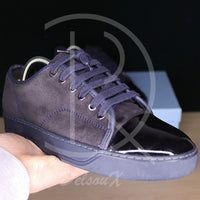 Lanvin 'Navy on Black' Lak Toe (40) 👨🏽✈️