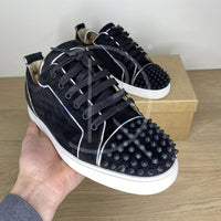 Christian Louboutin 'Black Mat' Junior Spikes (41.5) 💃🏽