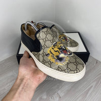 Gucci GG Supreme 'Tiger' Slips Ons Herre (42.5) 🛥