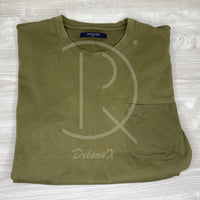 Louis Vuitton 'Damier P' Army Green Herre T-Shirt (XL) 🫒