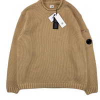 C.P. Company Sweater, Herre Lambswool 'Beige' (X-Large / 52)
