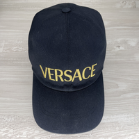 Versace Cap, Unisex Sort Embroidered Logo Cap (Medium)