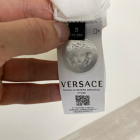 Versace 'Medusa Head' Hvid Herre T-Shirt (S) 🫡