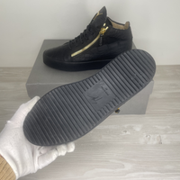 Giuseppe Zanotti Sneakers, London Double Zip Mid 'Black' (41)