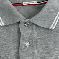 Moncler Polo, Herre 'Maglia Polo Manica Corta' Grå (M)