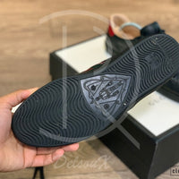 Gucci Ace ’Black Leather’ Flames (42.5) 🔥