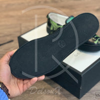 Gucci 'Shanghai St. Tropical Jungle Bird Print' Slip Ons (42) 🤯