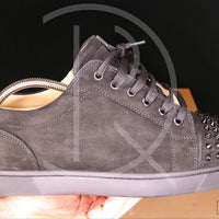 Christian Louboutin 'Black Suede' Junior Spikes (43.5) 🥷🏼