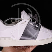 Valentino 'Dark Silver' Open (39) 💫