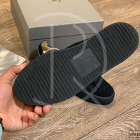 Giuseppe Zanotti 'Frankie' Low Croc Suede W. Silver Zip (41) 🤐