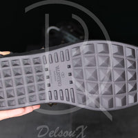 Valentino 'Black Leather' Open Rockstud (41) 💃🏽