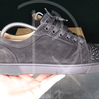 Christian Louboutin 'Black Suede' Junior Spikes (41) 📎