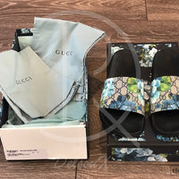 Gucci 'Blue Bloom' Flip Flops (G11 / EU 45) ☀️