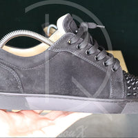 Christian Louboutin ’Black Suede’ Junior Spikes (40) 🕷
