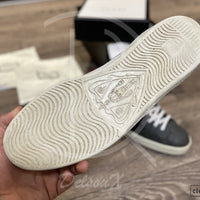 Gucci Ace 'Grey Signature' Leather (43.5) 🌚