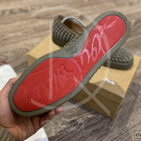 Christian Louboutin 'Poivre Vert Mat' Roller Boat (43.5) 🎢