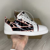 Christian Louboutin 'Louis Junior Orlato' sneakers in leather with logo print (42.5) 🥶