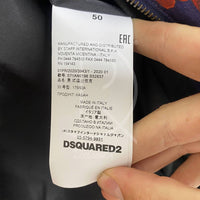 DSQUARED2 Silk Flower Herre Bomber Jakke (50) 🪓