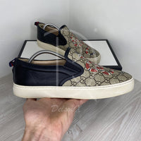 Gucci Herrre 'Kingsnake' GG Print Supreme Slip-Ons Sneaker (41.5) 🦍