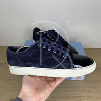 Lanvin Sneakers, 'Navy Suede' Lak Toe (44) 🥳