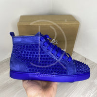 Christian Louboutin 'Atlantic Mat' Louis Flat Spikes High Tops Herre (41) 🧵