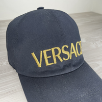 Versace Cap, Unisex Sort Embroidered Logo Cap (Medium)
