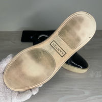 Lanvin Sneakers, 'Black Suede' Lak Toe (41)