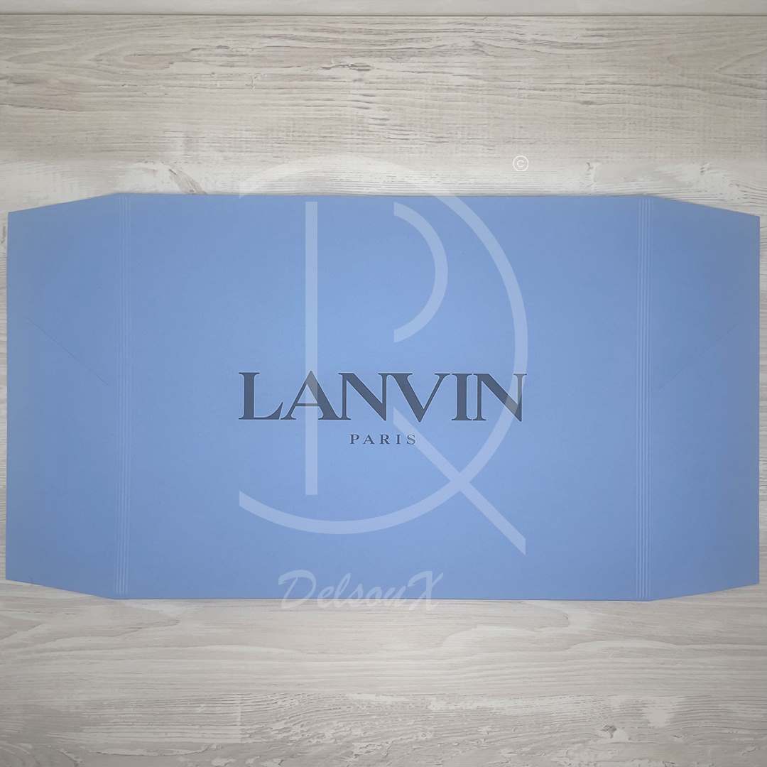 Lanvin Unisex 'Brown Maroon Design' Uld Halstørklæde (One Size) 🙌🏽