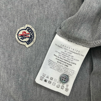 Moncler Polo, Herre 'Maglia Polo Manica Corta' Grå (M)