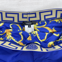 Versace Badeshorts, Boxer Lungo Mare Uomo 'Greca Border' Herre Badeshorts (Small)