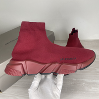 Balenciaga Sneakers, 'Red Flame / Burgundy' Speed Trainers Herre Sneakers (42) 😇