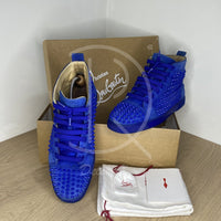 Christian Louboutin 'Electric Blue' Hightops (44) ⚡️